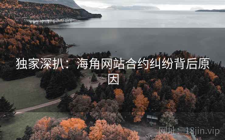 独家深扒:海角网站合约纠纷背后原因